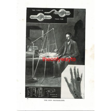 X-Ray, The New Photography, Book Illustration (Print), 1903