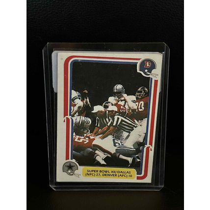 Super Bowl XII #68 | 1980 Fleer Team Action Football Trading Card