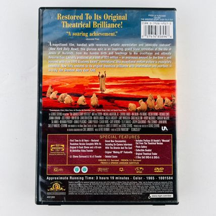Greatest Story Ever Told DVD Special Edition José Ferrer, Max von Sydow