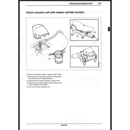 Saab 900 Automatic Clutch Sensonic Workshop Manual 1994 1997 199628721 PDF