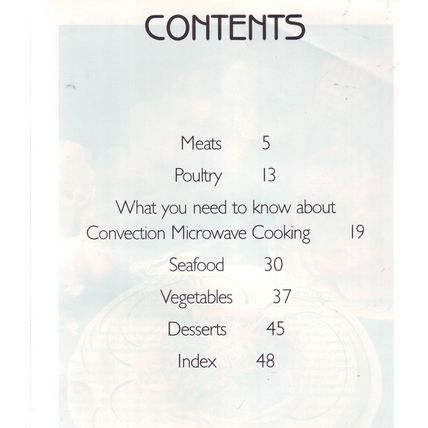 Convention Microwave Cook Book