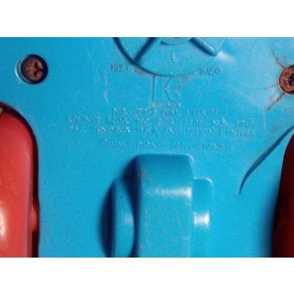 Old Vintage Kohner Walt Disney Winnie Pooh Pull Car Working Condition 1973