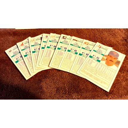 Score 1989 Baseball Cards open Box Rookie & Traded 110 Card Set No Trivia Cards