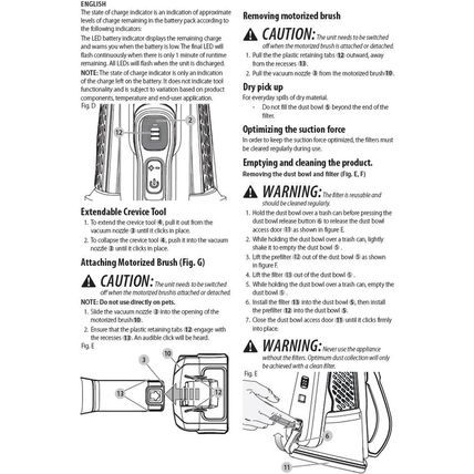 BLACK+DECKER Dustbuster Furbuster Advancedclean+ Cordless Pet Handheld Vacuum, H