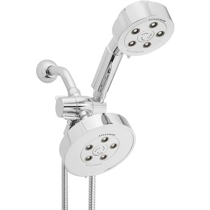 Neo Anystream VSR-233010 6-Spray Polished Chrome Dual Shower Head 2.5-GPM (9.5 L