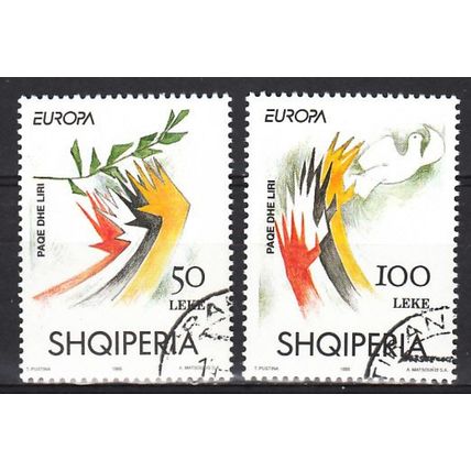 Albanie Europa Cept 1995 gestempeld