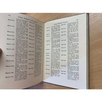 1920s/1930s "EVERY WOMAN'S LUCK BOOK" 1ST EDITION ILLUSTRATED HARDBACK BOOK (P3)