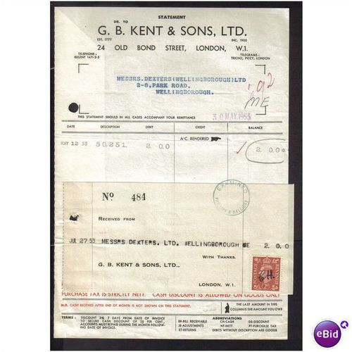 G B KENT & SONS LTD ,OLD BOND ST,LONDON,W1, 30MAY53