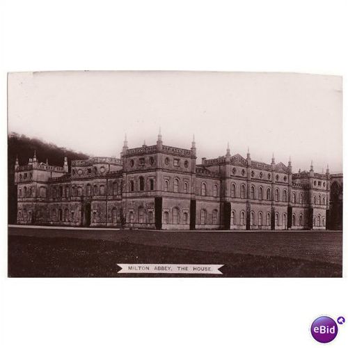 Vintage RP Postcard MILTON ABBEY House Mansion Dorset
