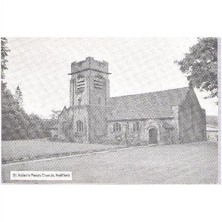 Hellifield, N. Yorkshire - St. Aidan's Parish Church - postcard c.1970s