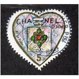 FRA 2004 50c 'ST VALENTINES DAY' FINE USED (EBID20487)