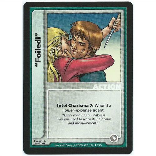 Spycraft CCG Operation Nightfall - 134/349 - "Foiled!"