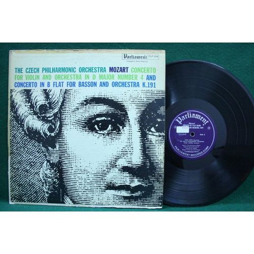 Novak/Bidlo/Talich/Ancerl  - Mozart: Concertos No. 4 & B-Flat - PLP 104 - EX-