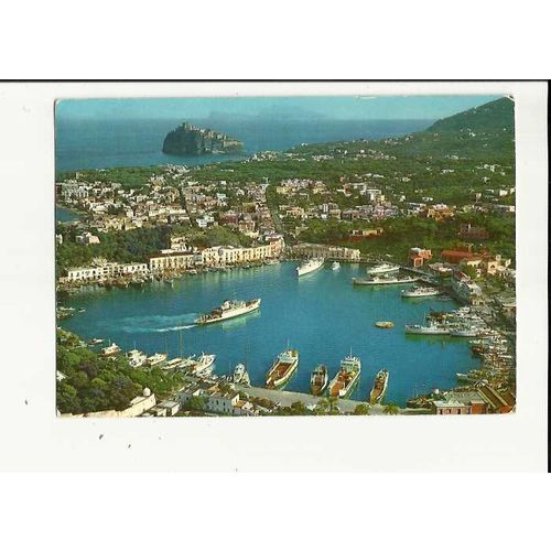 Italy ISCHIA Harbour Postcard by SAR (1577)