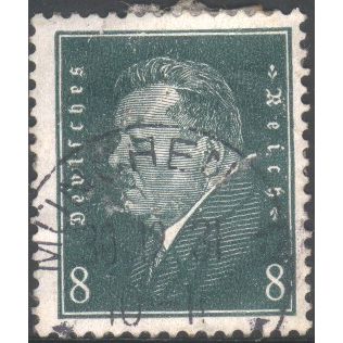 Germany 1928 - SG428 - 8pf green - President Ebert - used