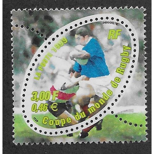 FRA 1999 3F 'RUGBY WORLD CUP' FINE USED (EBID55-806)