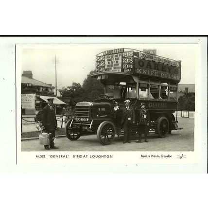 Essex LOUGHTON General Bus B1182 Postcard (Pamlin M582)
