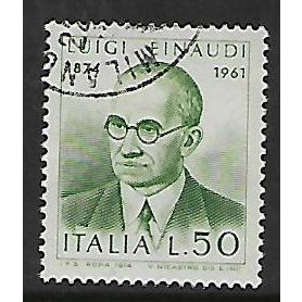 ITALY 1974 MARCONI 50L GREEN & BROWN SG 1388 FINE USED#