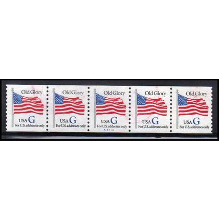 Used 2890 32c G Old Glory Very Fine PNC A3436/5 PA3342