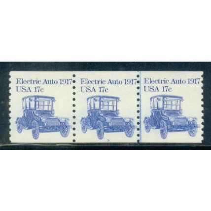 1906 17c Electric Auto Fine MNH Dry Gum PNC 3/3 W0185