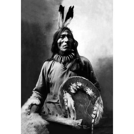 J.A. Anderson - Foolbull - Sioux Medicine Man 20 x 30 Poster
