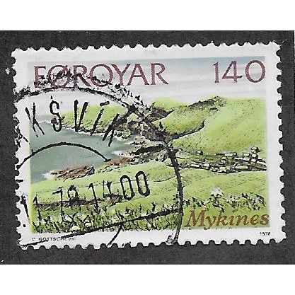 FAR 1978 140o 'MYKINES ISLAND' FINE USED (EBID74-937)