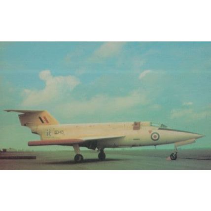 Saunders Roe SR53 Prototype Plane RAF Hendon Museum 1970s Postcard