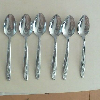 Vintage Floral Pattern Teaspoons