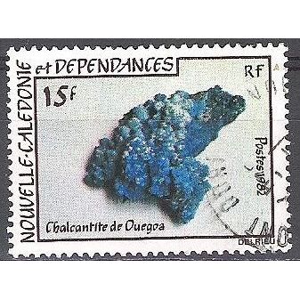 Nouvelle-Calédonie 1982 Michel 685 O Cote (2005) 1.70 € Chalcantite de Ouegoa