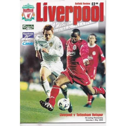 LIVERPOOL v TOTTENHAM HOTSPUR PREMIER LEAGUE 1998/99