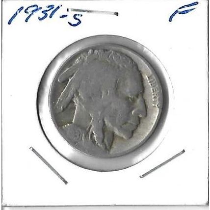 1931-S US Buffalo Nickel Fine