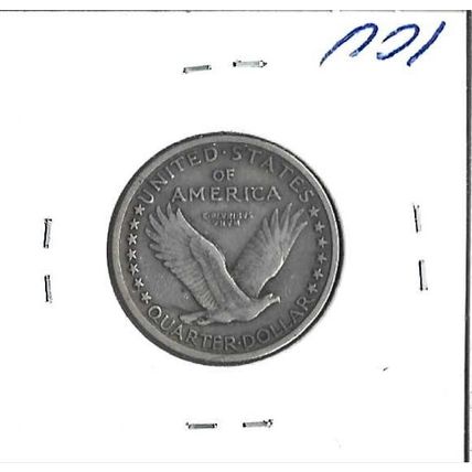 1917 Type I US Standing Liberty Quarter VF/XF