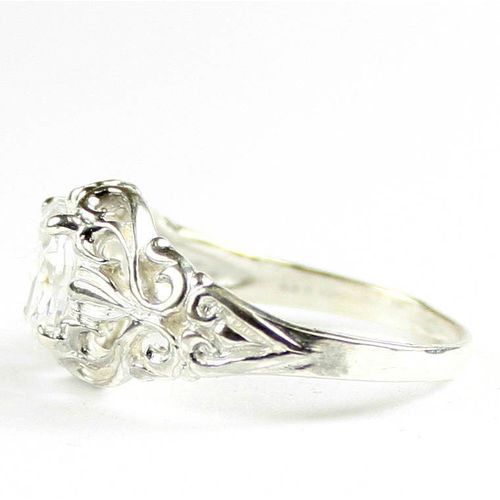 Cubic Zirconia, 925 Sterling Silver Ring, SR113