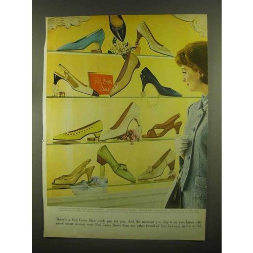 1965 Red Cross Shoes Ad - Bombay Lori Classic Parfait