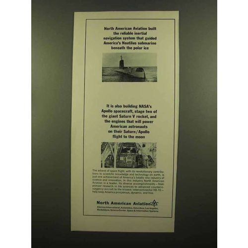1965 North American Aviation Ad - Nautilus Submarine