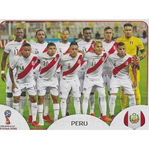 Panini's FIFA World Cup Russia 2018 Stickers: No.233 - Peru Team