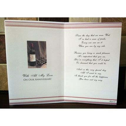 Husband Anniversary Card - 005