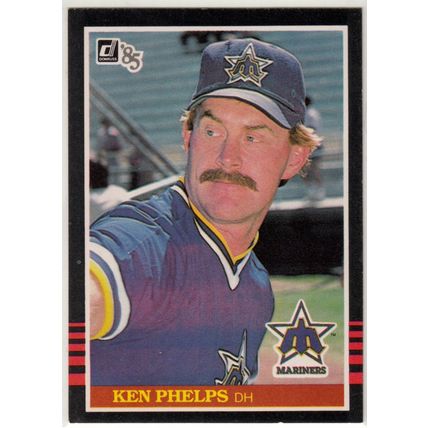 1985 Donruss baseball card 318 Ken Phelps RC