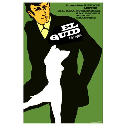 Movie Poster for british film EL QUID.Playboy.Room house home art decor design
