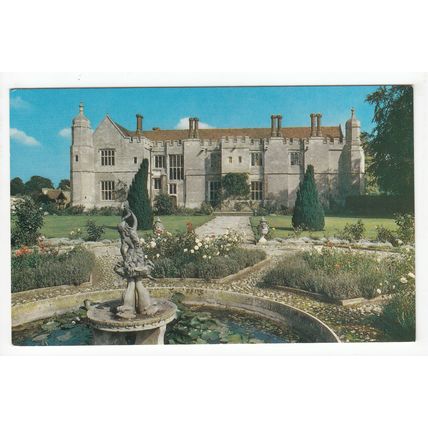 The West Garden Hengrave Hall Suffolk Postcard KM58