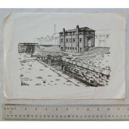 Vintage illustration: Toll House, Ellesmere Port