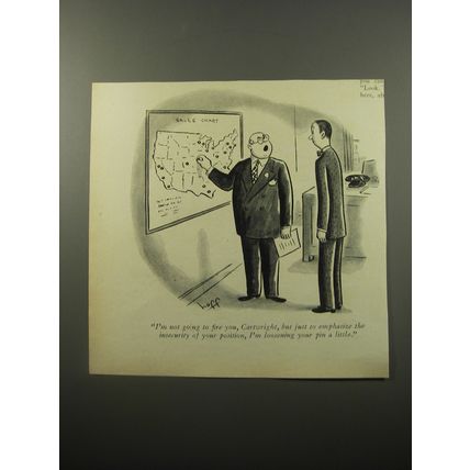 1950 Cartoon by Syd Hoff - I'm not going to fire you, Cartwright