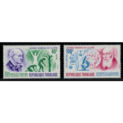 ZAYIX Togo 830, C194 MH Medicine Medical World Leprosy Day 033122-S26M