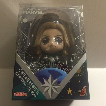 NEW Marvel's Captain Marvel Cosbaby Bobble-Head Figure by Hot Toys
