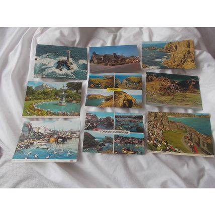 CORNWALL CARDS VARIOS X 9 POST O.SEAS (20/06)