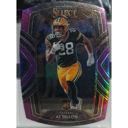 2020 Select A.J. DILLON (Green Bay Packers) Club Maroon Die Cut #265