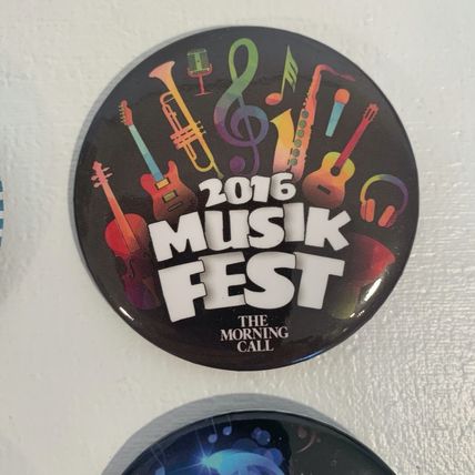 Musikfest The Morning Call Pin Back Button Lot Bethlehem Pa Music Fest 2013-2018