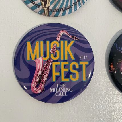 Musikfest The Morning Call Pin Back Button Lot Bethlehem Pa Music Fest 2013-2018