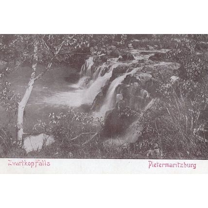 Zwartkop Falls Pietermaritzburg South Africa Old Postcard
