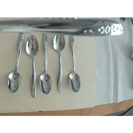 Vintage Floral Pattern Teaspoons